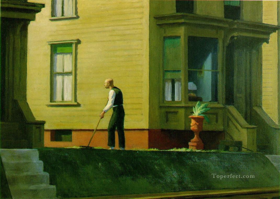 ペンシルベニア州の石炭都市エドワード・ホッパー油絵